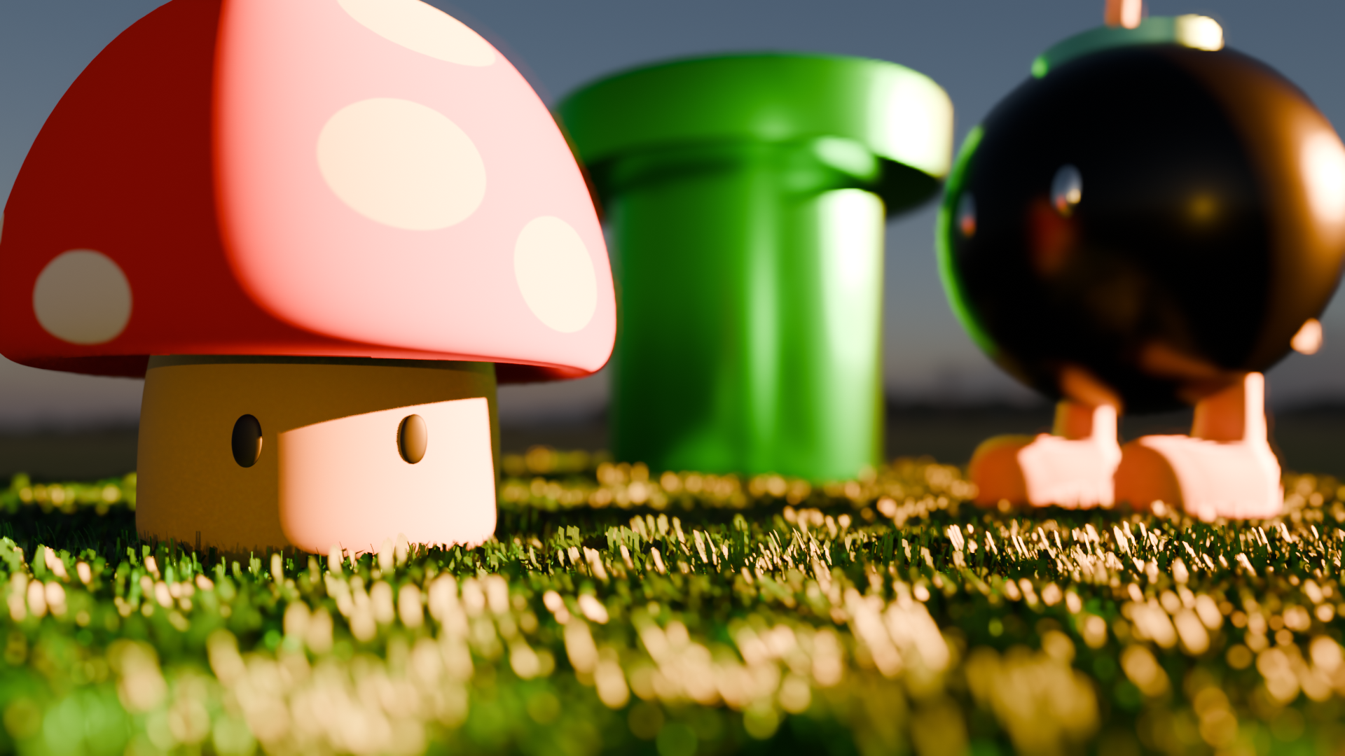 render mario